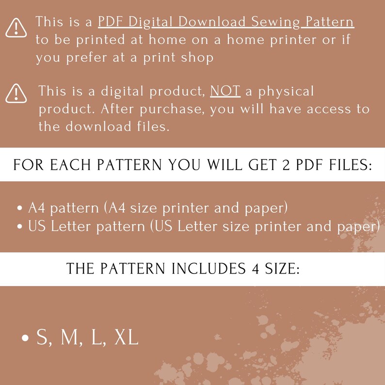 Bucket Hat Sewing Pattern PDF Summer Hat Sewing Pattern 4 Sizes Easy