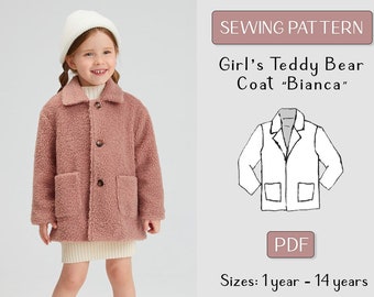 Baby girl shop teddy coat