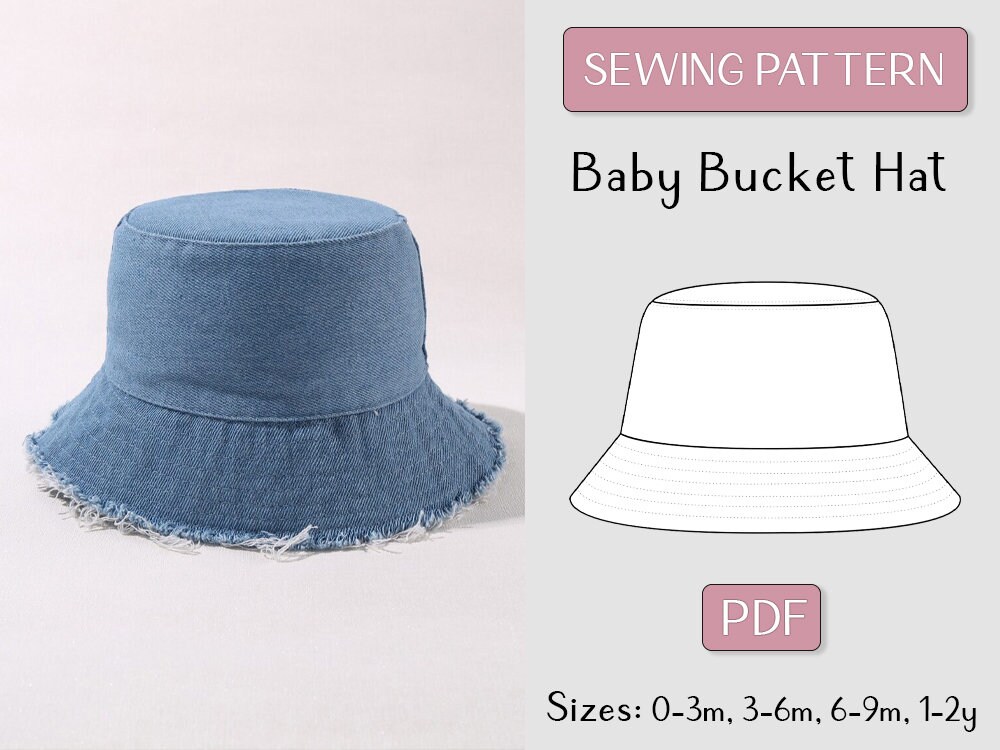 Bucket Hat Sewing Pattern PDF Sewing Pattern Baby Kid België