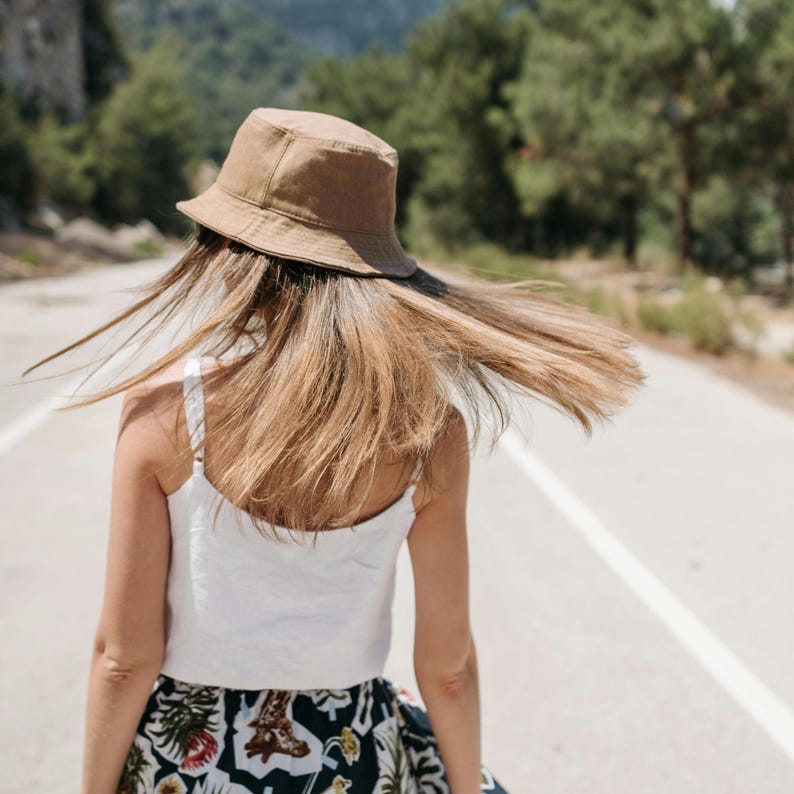 Bucket Hat Sewing Pattern PDF Summer Hat Sewing Pattern 4 Sizes Easy