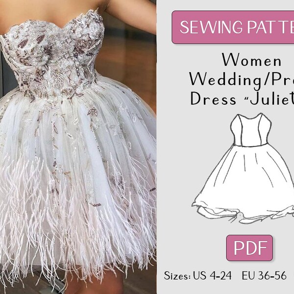 Prom Dress Pattern Etsy