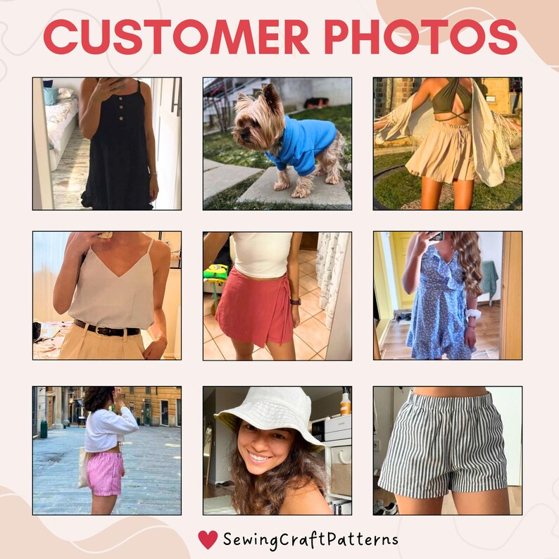 Pajama Short Set Sewing Pattern | Women’s Sleepwear | PDF Sewing ...