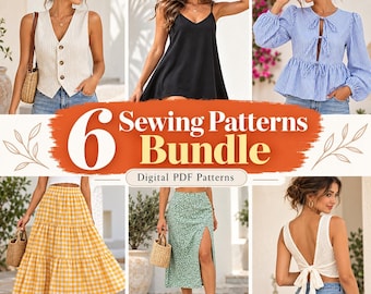 Schnittmuster-Set für Sommeroutfits | Kleid, Rock (PDF-Download)