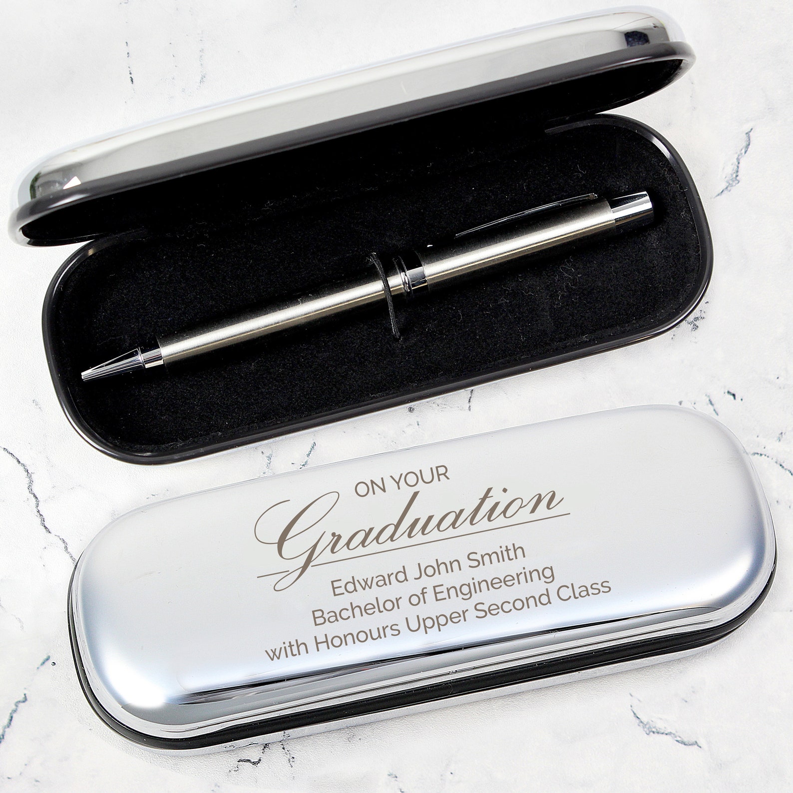Personalised Graduation Pen and Box Set | Etsy