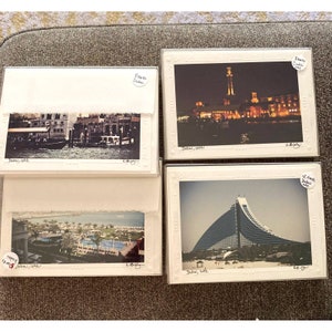 Cartoline fotografiche fatte a mano / biglietti per appunti con buste ~ NUOVO