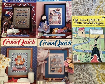 Vintage Cross Quick and Crochet magazine