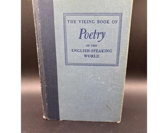 Vintage 1958 Poetry Anthology: Viking Press, English-Speaking World