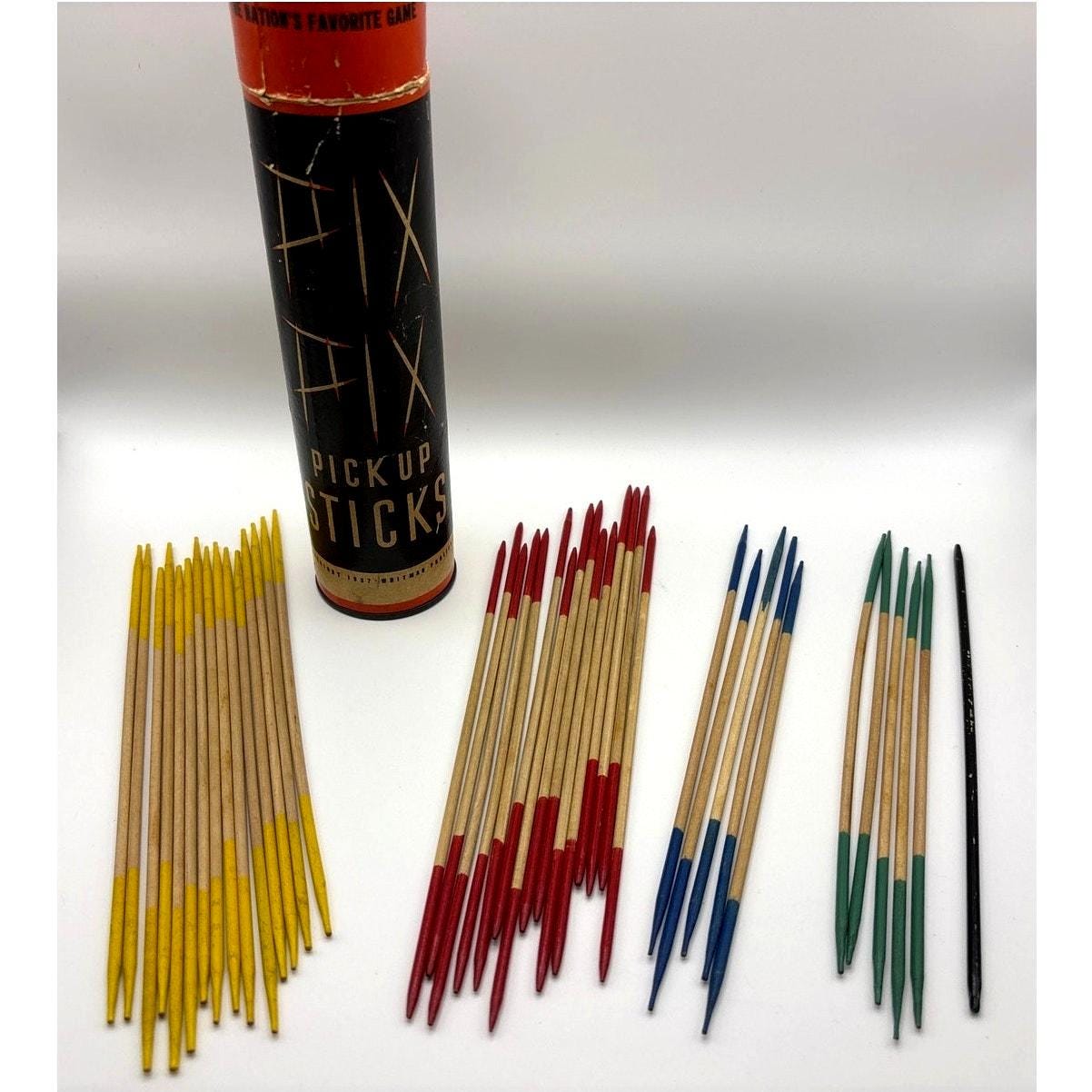 Tooky Toy Juego Mikado con 31 palitos - Pick up Sticks para Jugar en Familia y Amigos Tooky Toy Juego Mikado con 31 palitos - Pick up Sticks para Jugar en Familia y Amigos