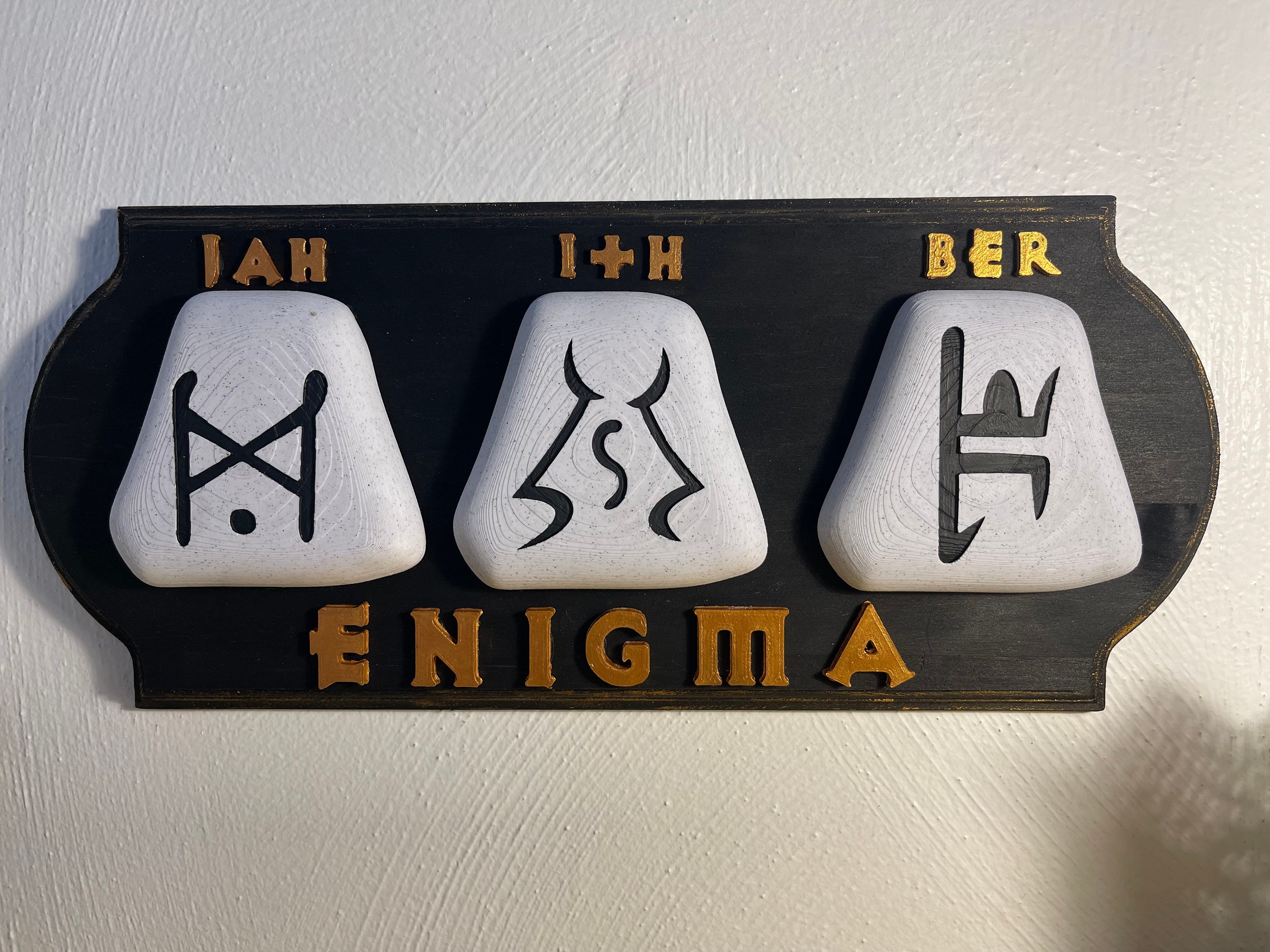 Diablo 2 Runeword Embossed Sign/plaque Enigma Etsy