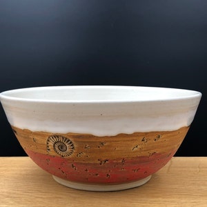 Keramik Schale ø ca. 17,5 cm H ca. 7,5 cm, Inhalt ca. 750 ml Rot
