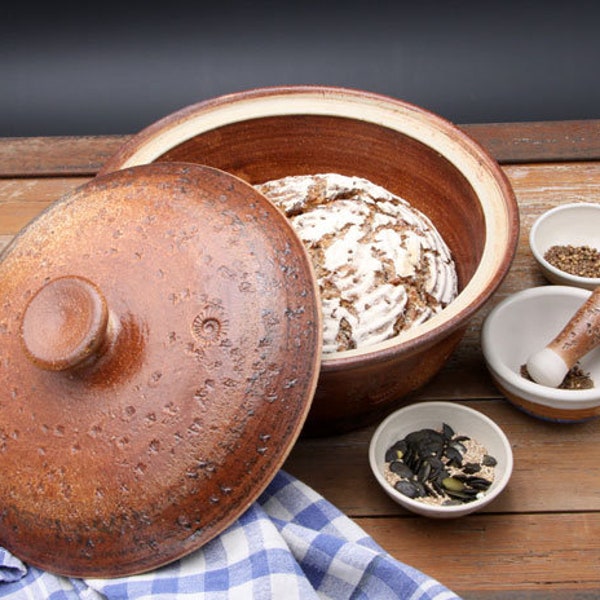 Brotbacktopf aus Keramik