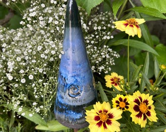 Ceramic lace, frost-resistant, handmade garden decoration