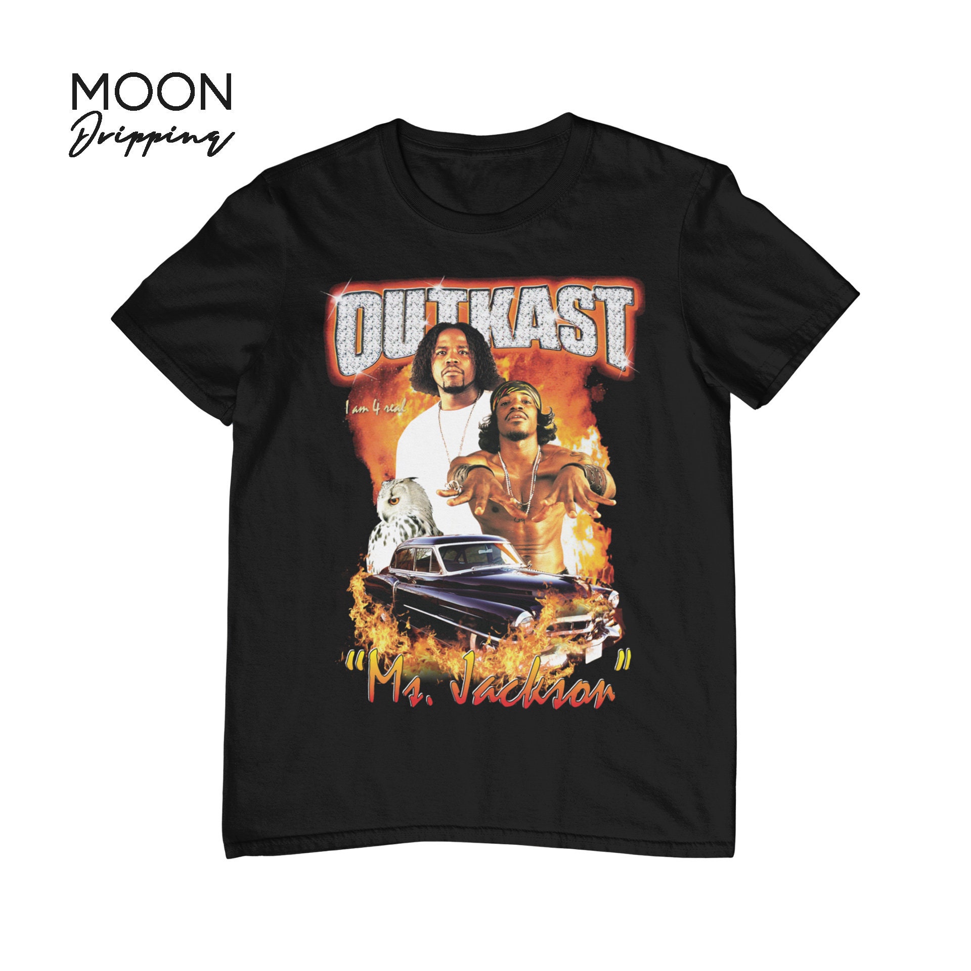 Outkast Ms. Jackson Vintage Retro Classic Unisex T-shirt, Rap Hip Hop Tee