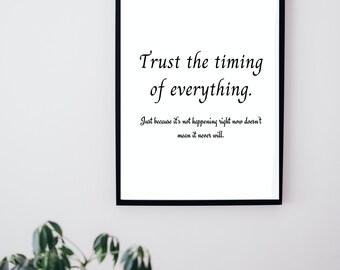 Digitaler Druck, Zeitmessung Zitat, Erfolg Zitate, Modernes Büro Dekor, Business Wall Art, druckbarer digitaler Download, Inspirational Workplace Art