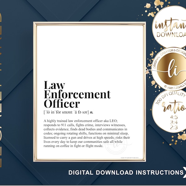 Law Enforcement Etsy