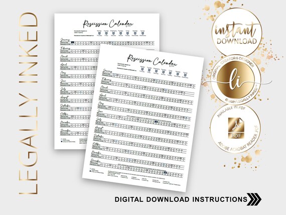 2023-rescission-calendar-loan-signing-agent-notary-signing-etsy