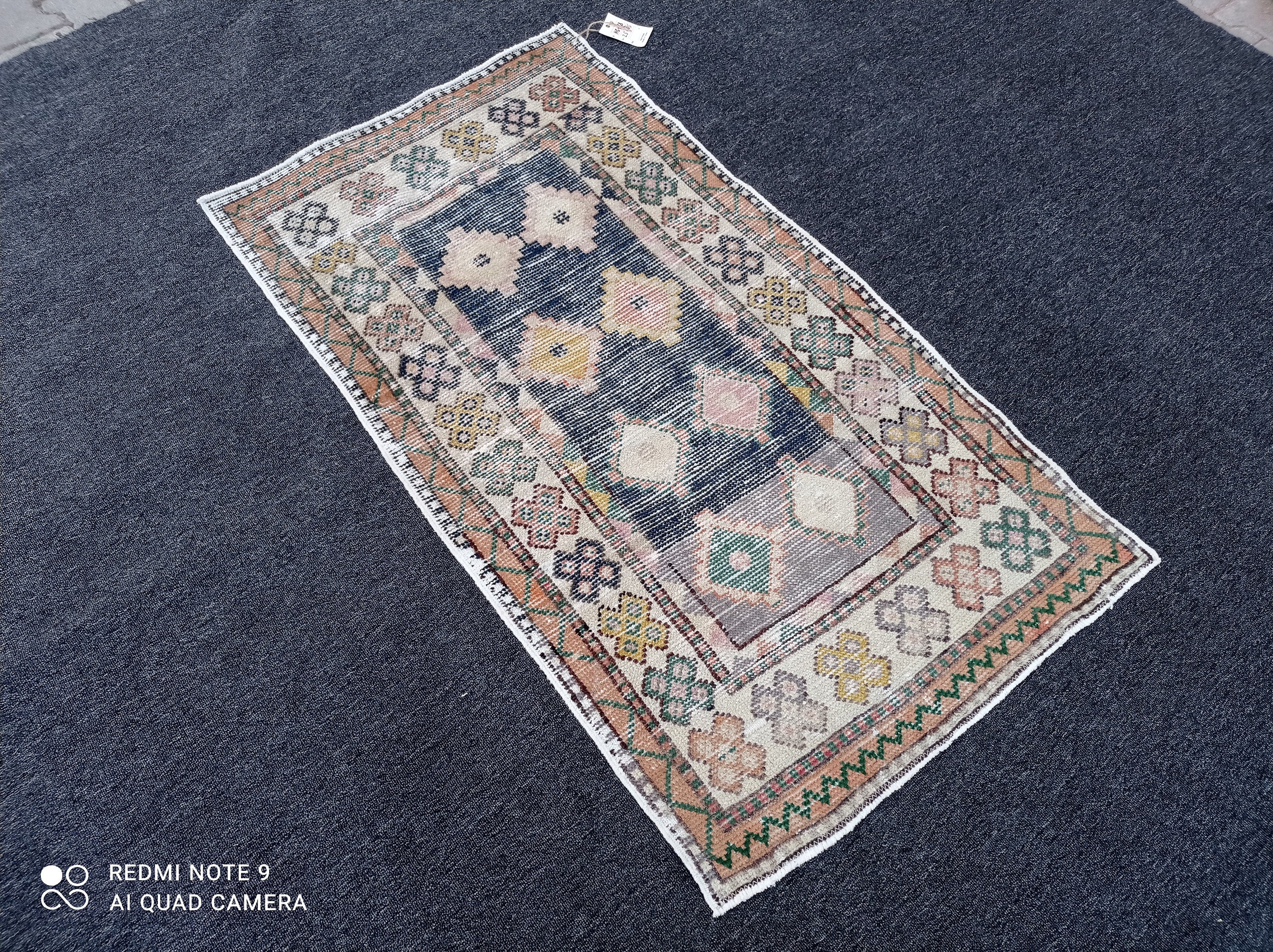 Sold at Auction: Hand Knotted Afghan Rug 2.5x4.5 ft #4687