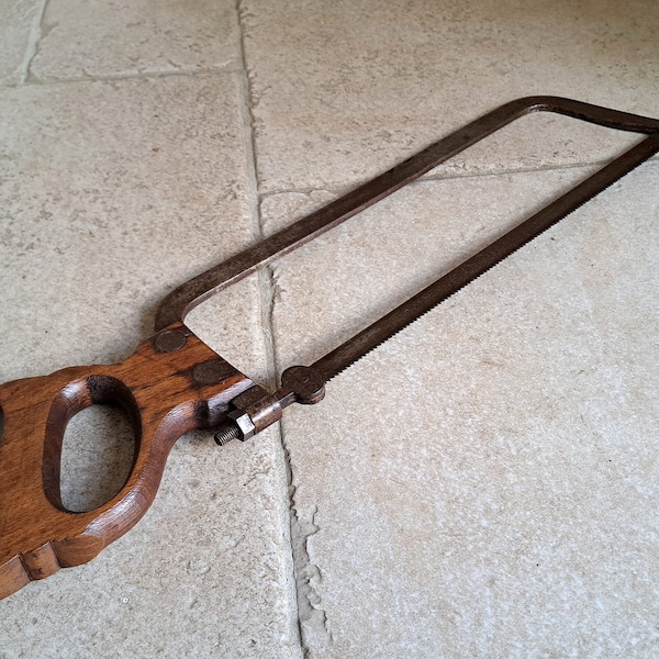 Antique Meat Saw Etsy