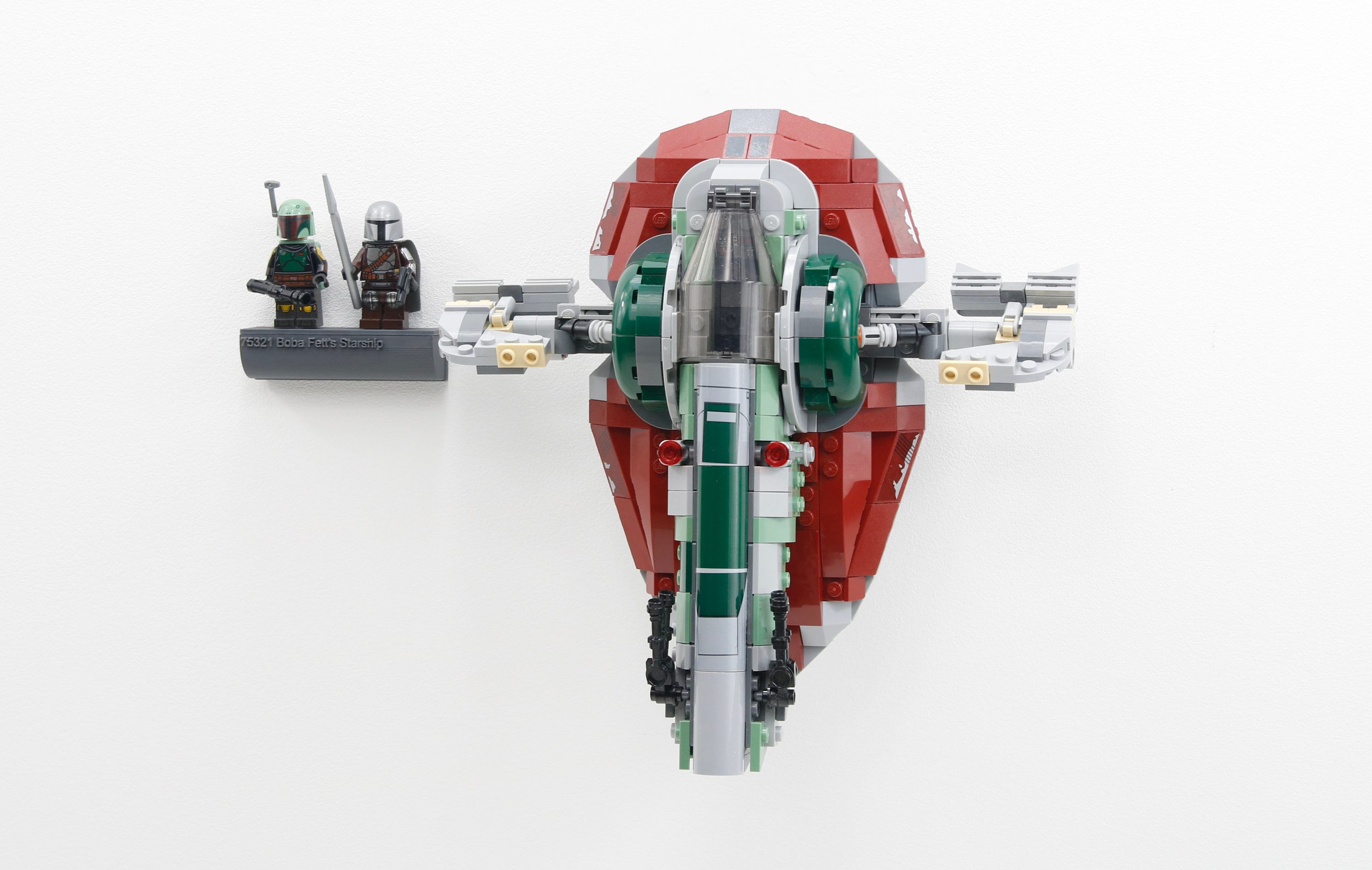 Wall Mount for LEGO Boba Fett's Starship 75312 Star Wars