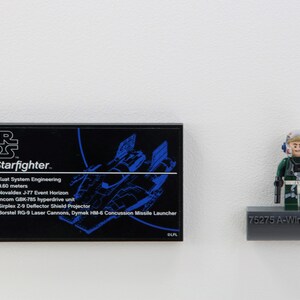 May include: A black and blue Star Wars A-Wing Starfighter model with a white background. The model is 9.60 meters long and has a Kuat System Engineering manufacturer. The model has a Novaldex J-77 Event Horizon hyperdrive unit, an Incom GBK-785 hyperdrive unit, a Sirplex 2-9 Deflector Shield Projector, and Borstel RG-9 Laser Cannons, Dymek HM-6 Concussion Missile Launcher.