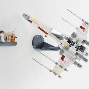 Adjustable Wall Mount for LEGO Star Wars X-Wing Fighter 7140 - (display bracket stand Solution)