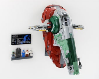 Wall mount for LEGO Slave 1 75060 UCS Star Wars - (Display Bracket Stand Boba Fett)