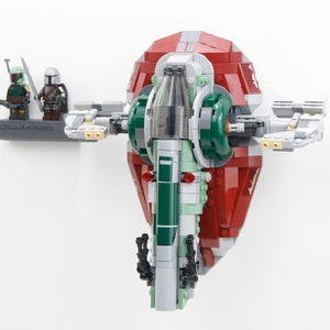 Wall Mount for LEGO Boba Fett's Starship 75312 Star Wars (display solution stand)