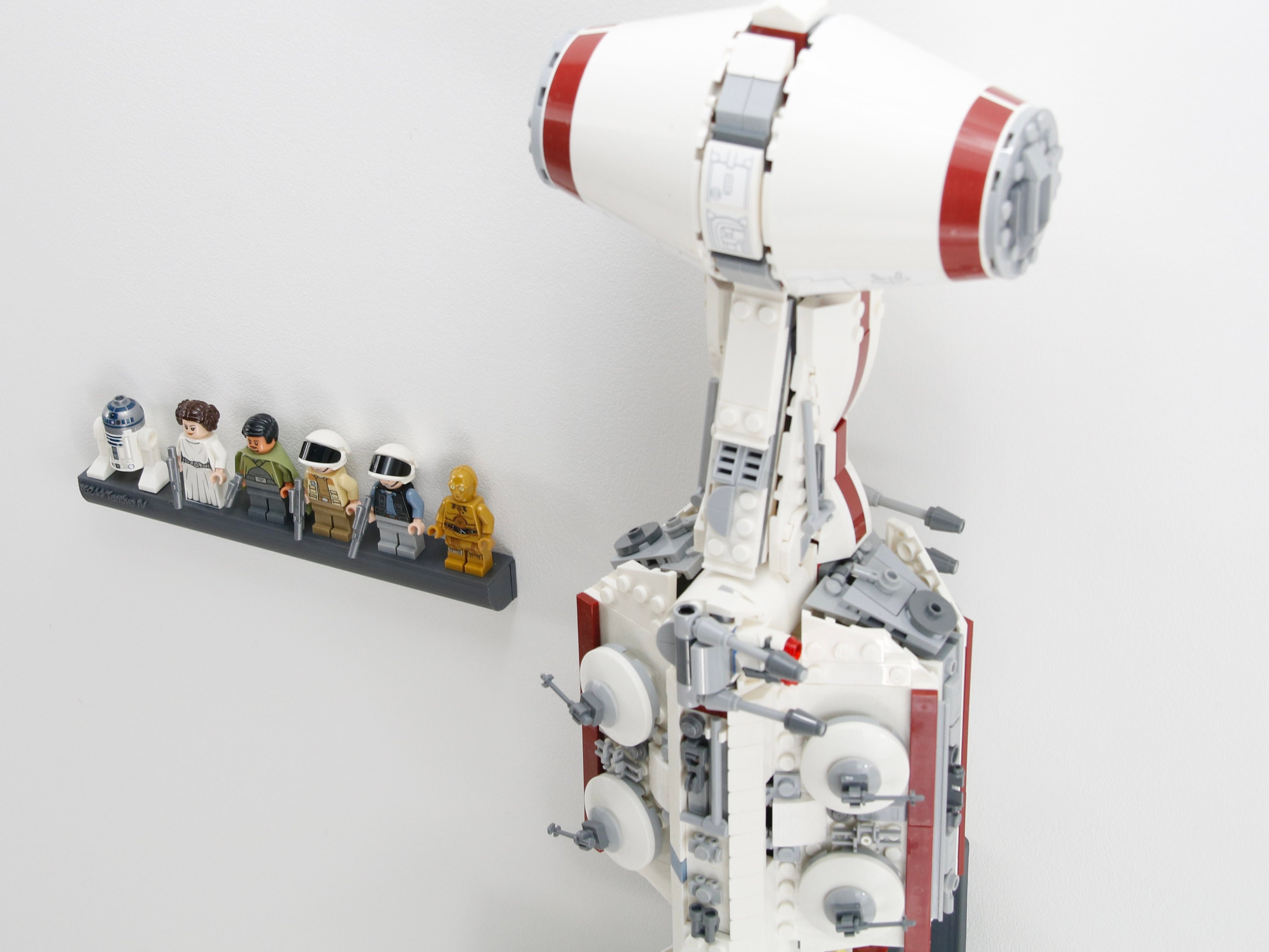 LEGO Tantive IV 75244 スターウォーズ用ウォールマウント (2of2 