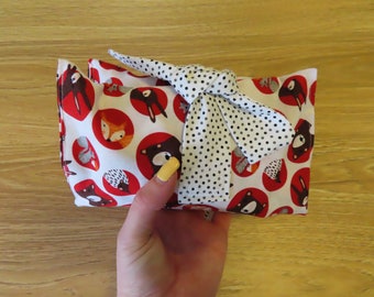 Two Pocket Nappy Wallet - Forest Animals