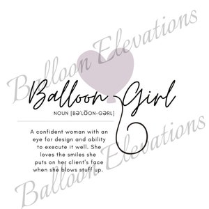 DUSTY LAVENDER Printable Wall Art / Girl Boss Quote / Girl Boss Wall Art / Balloon Girl / 5x7, 8x10, 11x14 & 16x20 / Digital Download