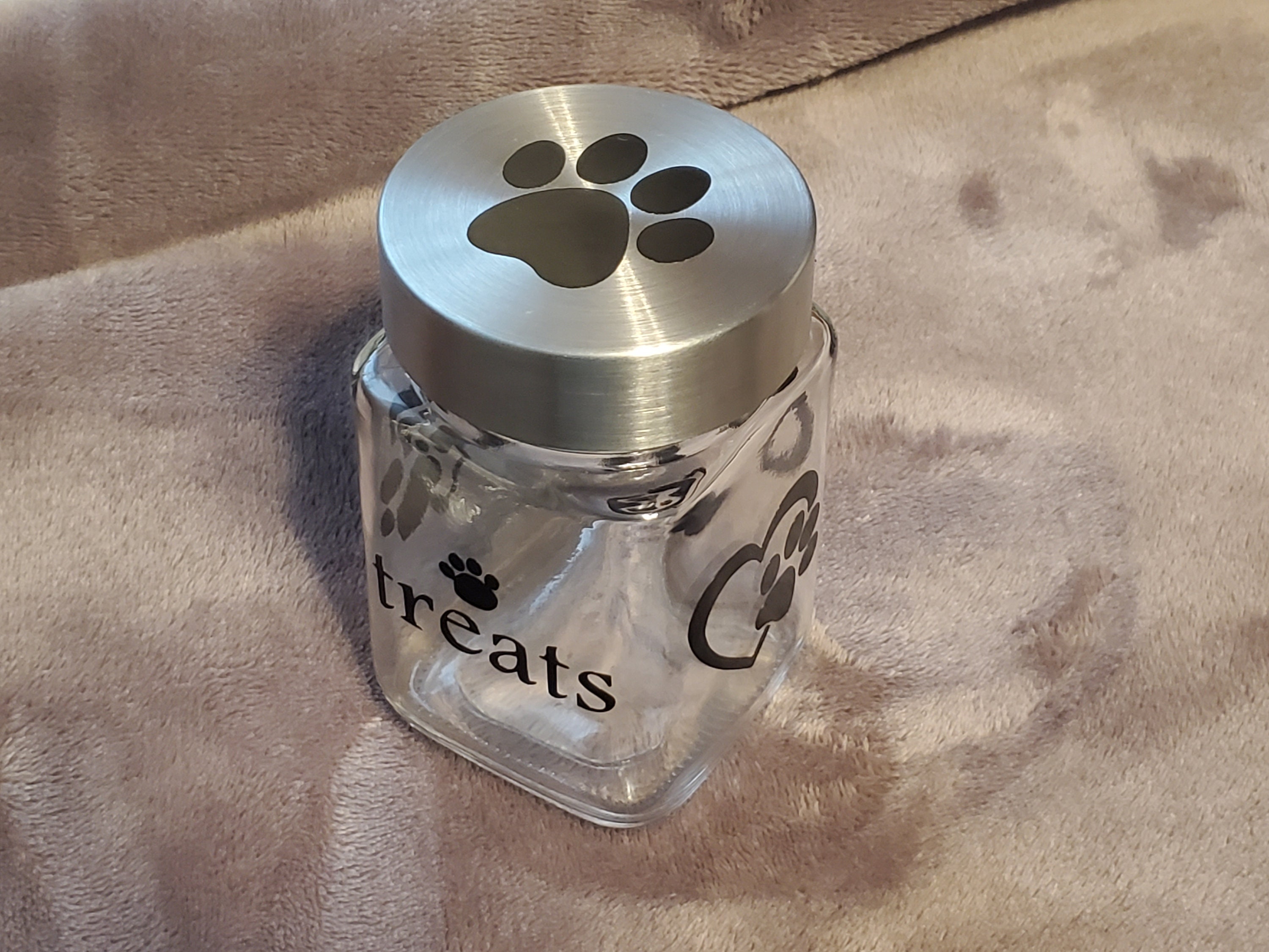Pet Treat Jar Etsy