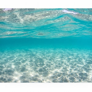 Tropical Underwater Ocean Seascape Fine Art Photograph Print on Metal or Canvas