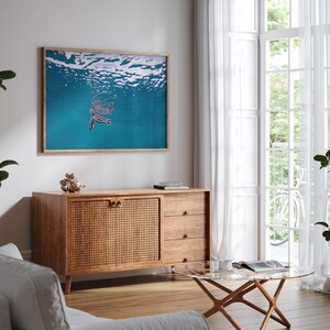 Leatherback Sea Turtle Hatchling Photo Print, Ocean Turtle Wall Art Poster image 4