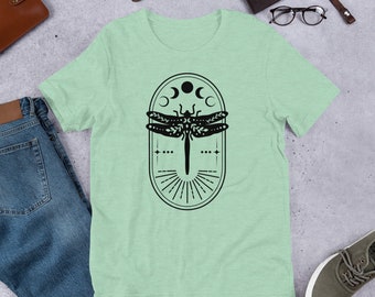 Dragonfly Graphic Tee: Nature Inspired Insect Shirt