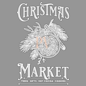 Weihnachtsmarkt SVG, Glowforge, Laser Cut-Datei, Chalk Couture Laser Cut-Datei, Chalk Couture SVG