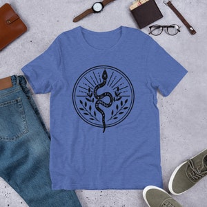 Snake Design Graphic Tee, Reptile shirt, Gift for her, Nature Inspired