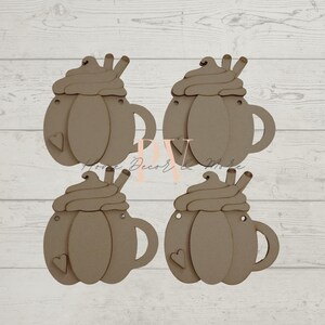 Hello Pumpkin Garland, Autumn Vibes, Laser Cutout, DIY Paint Project, Thanksgiving Decor