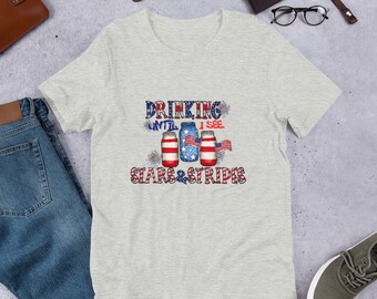 Camiseta gráfica de estrellas y rayas: camiseta patriótica del 4 de julio