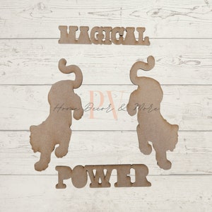 You Are Magical, Laser Cutout, DIY Paint Project, Inspirational Art, Magical Power