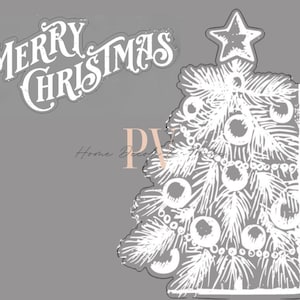 O Christmas Tree SVG, Glowforge, Laser Cut File, Chalk Couture Laser Cut File, Chalk Couture SVG