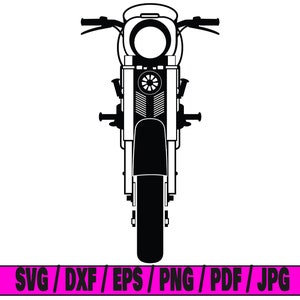 Motorcycle svg, bike svg, bike front svg, rider svg,