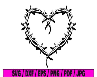Karol g svg, barbed wire, heart tattoo svg, tattoo svg, karol g bichota, bichota svg