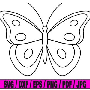 Borboleta svg, inseto svg, animal fofo svg, borboletas svg, contorno svg