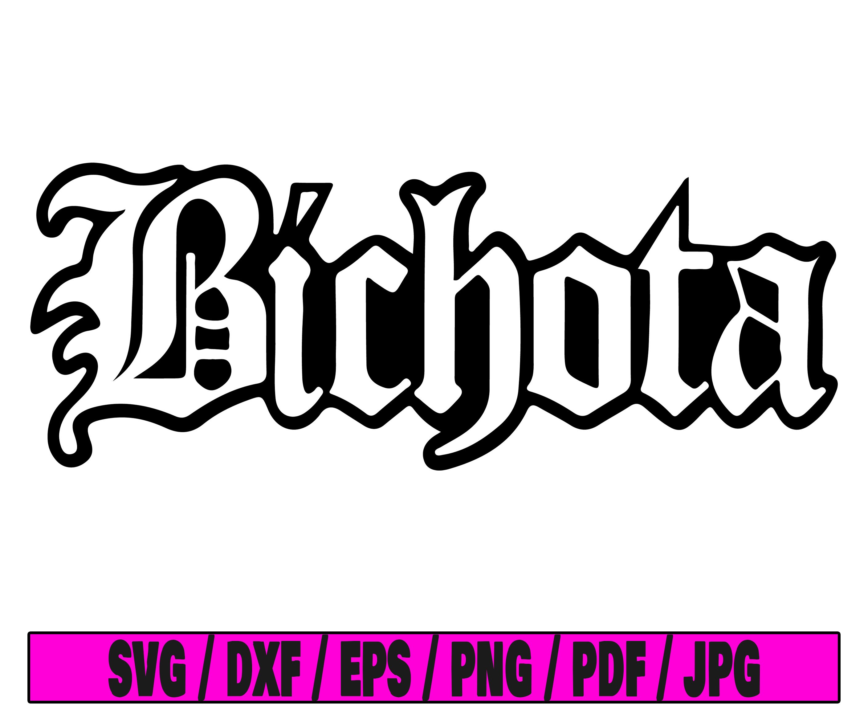Bichota SVG, Bichota heart svg, Karol G PNG, Digital Files for cricut silhouette, sublimation