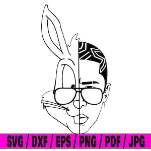 Bad bunny Svg, Png, eps, Dxf, Un verano sin ti svg, baby benito svg, svg cut file
