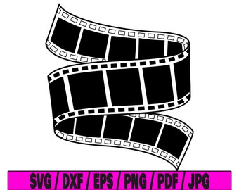 Film roll svg, cinema svg, film roll silhouette svg, bianco e nero svg