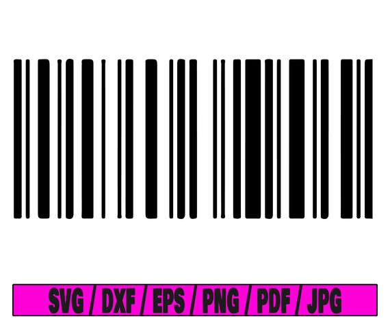 Barcode svg, barcode silhouette svg, product number svg, lines svg, cricut file svg, silhouette