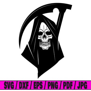 Grim reaper svg, angel of death svg, angel svg, death svg, death silhouette svg