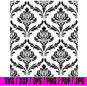 Vintage nahtlose Muster svg, Vintage Muster svg, Muster svg, nahtlose svg