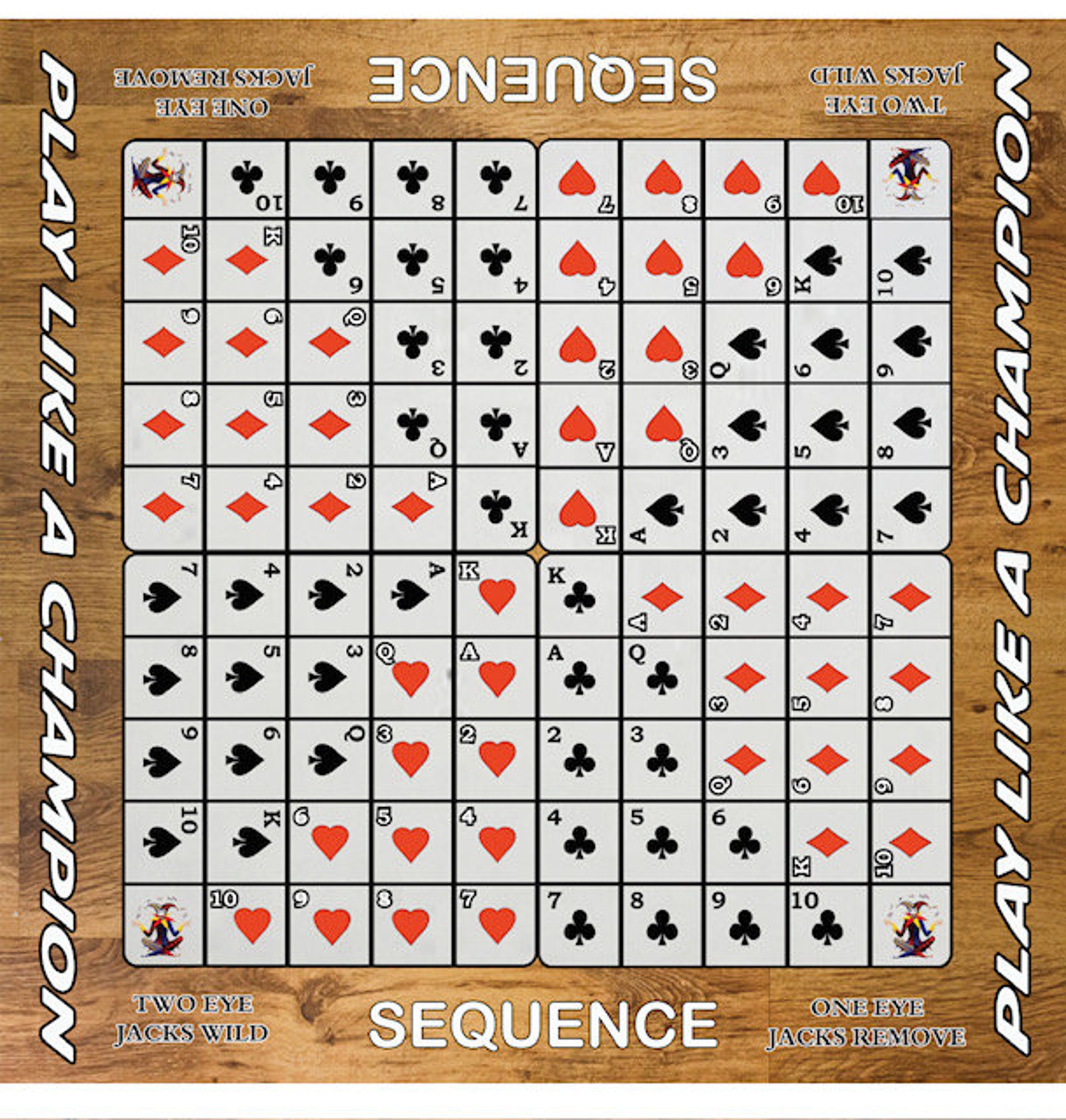 Sequence Board Game - Unlimited Design Options - Etsy